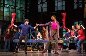 'Kinky Boots' stars Adam Kaplan, left and J. Harrison Ghee, right at Broadway in Chicago production