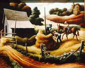 Thomas Hart Benton. Haystack, 1938. Museum of Fine Arts Houston.