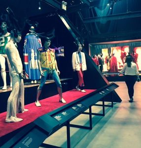 Rolling Stones costumes in Exhibitionism at Navy Pier. Jodie Jacobs phto