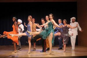 Cast of 'The Drowsy Chaperone' at Skokie Theatre. MadKap Productions photo