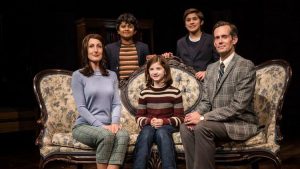 McKinley Carter, left, Preetish Chakraborty, Stella Rose Hoyt, Leo Gonzalez and Rob Lindley in 'Fun Home' at Victory Garden Theater. (Liz Lauren photo)