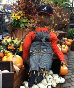 Make your own scarecrow at the St. Charles Scarecrow Festival or at the Chalet Nursery in Wilmette. (Jodie Jacobs photo taken at the Chalet)