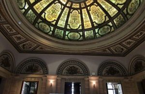 Find this amazing dome and room at the Chicago Cultural Center