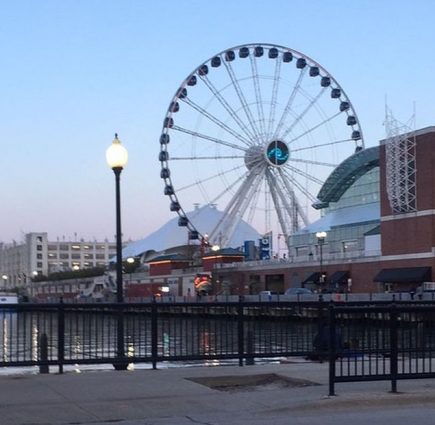 A Chicago Architecture Biennial event for youngsters is at Navy Pier Nov. 2, 2019. (Jodie Jacobs photo)