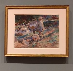 John Singer Sargent, 1914 'An artist at His Easel'