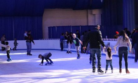 Ice skating at WinterFest