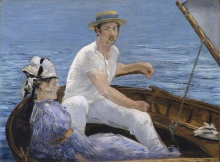 Édouard Manet. Boating, 1874–75. The Metropolitan Museum of Art, New York, H. O. Havemeyer Collection, Bequest of Mrs. H. O. Havemeyer, 1929. (Photo courtesy of Art Institute of Chicago)