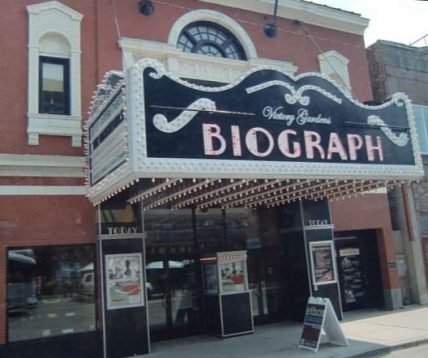 Victory Gardens productions are in the historic Biograph building. (J Jacobs photo)