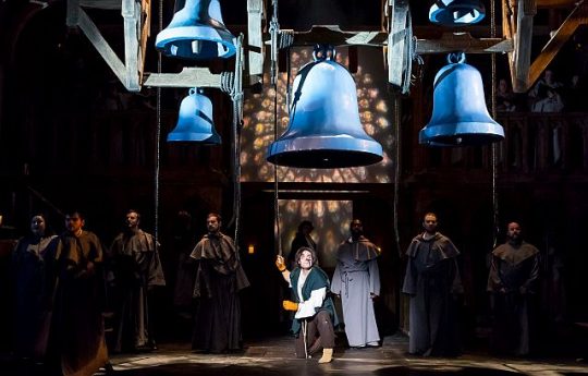 illy Dawson as Quasimodo in the Music Theater Works production of Hunchback of Notre Dame. (Brett Beiner photo)