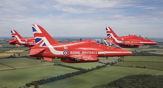 Royal Airforce Aerobatic Red Arrows will be at the Chicago Air and Water Show(Photo courtesy of the Department of Cultural Affairs and Special Events)