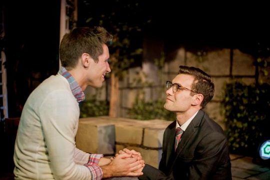 'All That He Was.' L to R: Ethan Warren, Rick Rapp. (Photos by Nicholas Swatz)