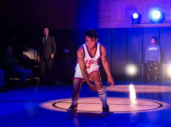 Glenn Obero shines as street basketball player, Manford, in 'The Great Leap' at Steppenworlf. (Michael Brosilow photo)