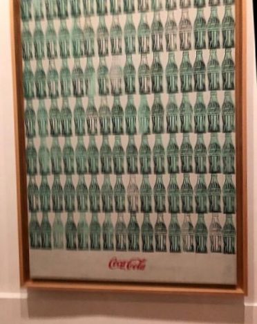 Andy Warhol, Green Coca Cola Bottles. (J Jacobs photo)