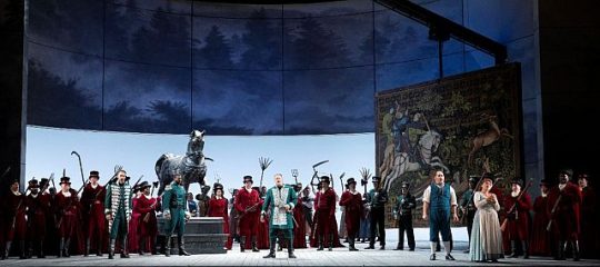 Luisa Miller at Lyric Opera of Chicago. (Todd Rosenberg photo)