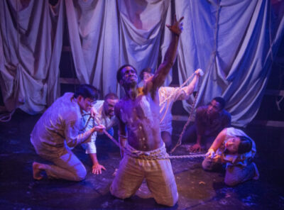 Mlima's Tale at Raven Theatre. (Photo by Michael Brosilow)