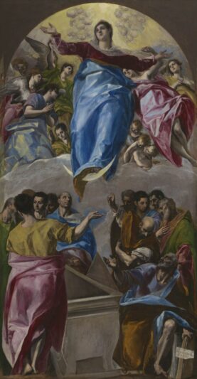 El Greco (Domenikos Theotokopoulos). The Assumption of the Virgin, 1577–79. The Art Institute of Chicago, Gift of Nancy Atwood Sprague in memory of Albert Arnold Sprague. (Photo courtesy of the Art Institute of Chicago)