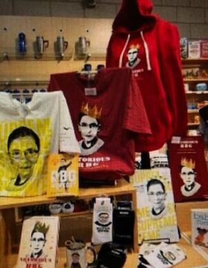 RBG items at the Illinois Holocaust Museum (JJacobs and IL Holocaust photo)