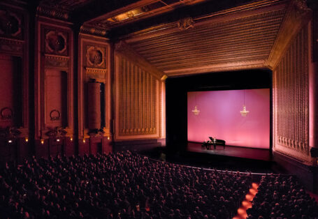Lyric Opera stage (during a recent concert) Photo courtesy of Lyric Opera of Chicago