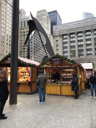 Christkindl Market in Daley Plaza. (J Jacobs photo)