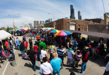 Maxwell Street Market reopens. (Photo courtesy of City of Chicago)