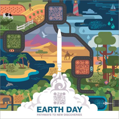 NASA Earth Day poster 2022 (Photo and poster courtesy of NASA)