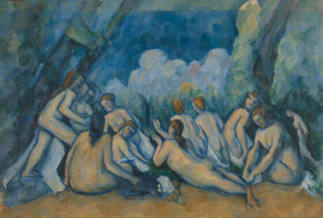 Paul Cezanne. Bathers (Les Grandes Baigneuses), about 1894–1905. The National Gallery, London (Photo courtesy Art Institute of Chicago)