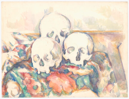 Paul Cezanne. The Three Skulls, 1902–6. The Art Institute of Chicago, Olivia Shaler Swan Memorial Collection.