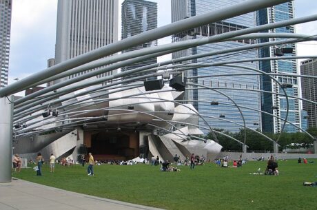 Jay Pritzker Pavilion. (J Jacobs photo)