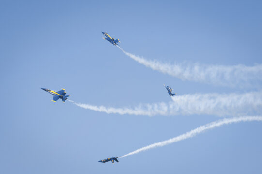 The Blue Angels perform at the Chicago Air and Water show (Photo courtesy of the Chicago Department of Cultural Affairs and special Events)