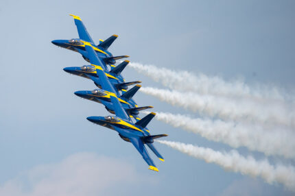 U.S. Navy Blue Angels featured in Chicago Air and Water Show. (City of Chicago photo)