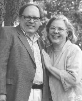 First Folio cofounders David Rice and his late wife Alison C. Vesely. (Photo courtesy of First Folio)