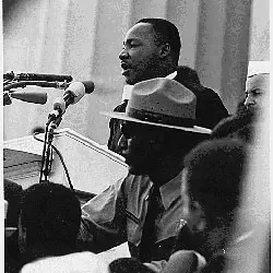 MLK and Civil rights. (Photo courtesy of the National Archives)