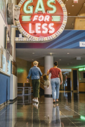 Old time signs, and spaces are fun to check out at the Chicago History Museum. (Photo courtesy of the Chicago History Museum