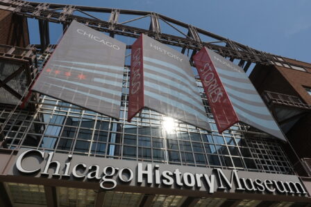 Chicago History Museum borders Lincoln Park and Clark Street. (Photo courtesy of Chicago History Museum)