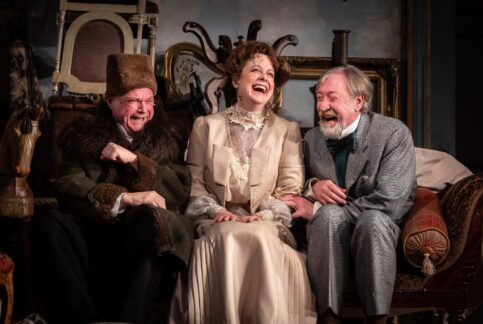 (L-R) Francis Guinan, Kate Fry and Christopher Donahue in Anton Chekhov’s 'The Cherry Orchard' Photos by Liz Lauren