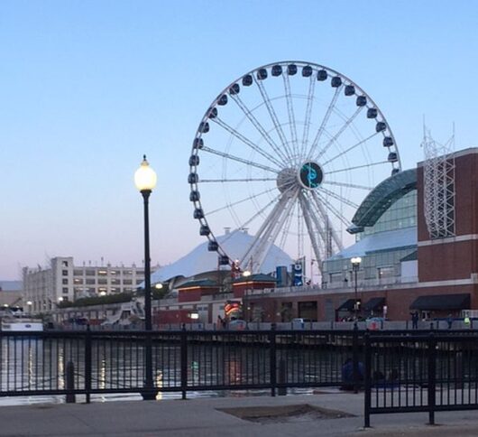 Navy Pier adds a three dimensional ride. Photo by J Jacobs)